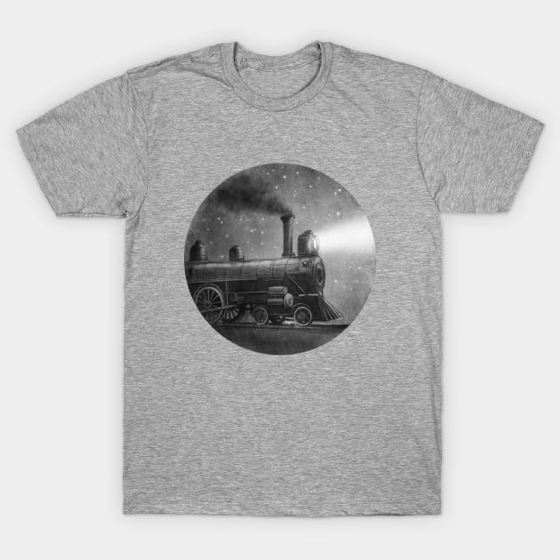 Night Train T-Shirt by Terry Fan